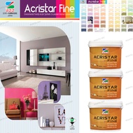 SKK ACRISTAR FINE SUPER WHITE 12000 7L &amp; 18L EMULSION INTERIOR WALL PAINT Cat dinding dalam rumah 底漆 / 灰水 **OPTION 1/4**