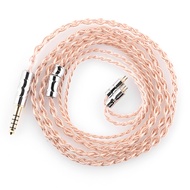 【Innovative】 Moondrop Line T Earphone Upgraded Cable 0.78 2pin 4.4mm 6n Single Crystal Copper 196-Co