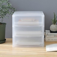 日本天馬 A5桌上型抽屜收納盒(3低抽)