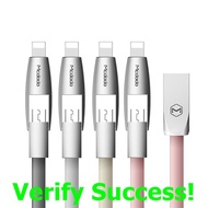 ORIGINAL MCDODO CA-189 2in1 Zinc Alloy Micro USB 1.0m Cable iPhone X 8 7 6 Plus