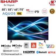 Sharp 4K HDR Google Led Tv 50" 4TC50HJ6000X/ 55" 4TC55HJ6000X/ 65" 4TC65HJ6000X/ 75" 4TC75HJ6000X