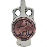 喬治亞室內擺飾手工陶瓷酒瓶TY20 A 12生肖 山羊 750ml 入口 2.5cm x 寬 19cm x 高 25cm 1個