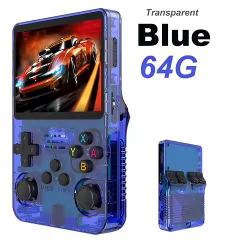 BOYHOM 256G/128G/64G R36S ARKOS 2.0 Retro Handheld Game Console 3.5'' IPS screen,Portable Pocket Gam