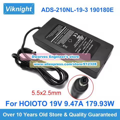 Genuine HOIOTO ADS-210NL-19-3 190180E Switching Adapter Huntkey HKA18019095-6C Laptop Charger 19V 9.
