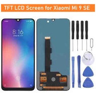 หน้าจอ TFT LCD สำหรับ Xiaomi Mi 9 SE พร้อมชุดประกอบ Digitizer ไม่รองรับการระบุลายนิ้วมือ