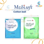 Medisoft Round Cotton - Baby Cotton - Cotton Balls - Cotton Balls - 120 Balls