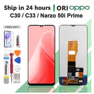 ORIGINAL LCD REALME C30/ C33 /C33 2023 / Narzo 50i Prime Display touch screen digitiser component re