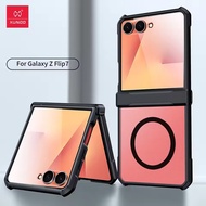 Send In XUNDD Samsung Galaxy Z Flip 7 Wireless Charging Case Shockproof Flip7 Magnetic Screen Protec