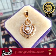300% 6k genuine gold pendant weighing 1.960gr