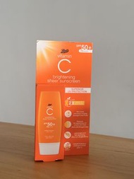 Boots 維他命C亮白防曬乳 SPF50+ PA++++