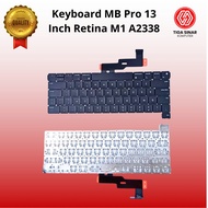MB Pro 13 Inch Keyboard Retina M1 A2338 2020