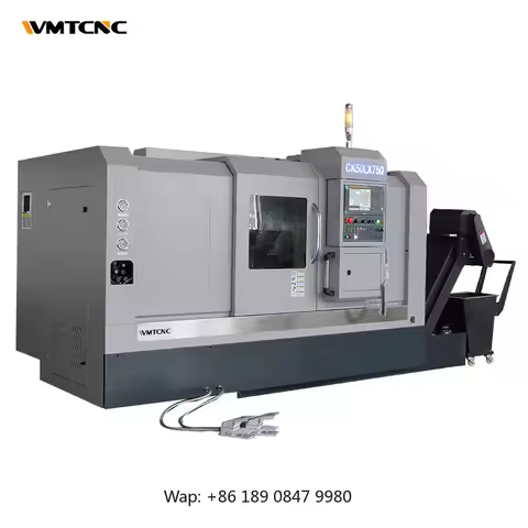 【Hot】CK50LX750 High Speed Medium Duty CNC Automatic Lathe Slant Bed CNC Lathe Machine From China for