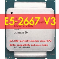 Xeon E5 2667โปรเซสเซอร์ V3 3.2Ghz แปดคอร์สิบหกสี่ด้าย LGA 2011-3 CPU 2667V3 Atermiter DDR4 Motherboa