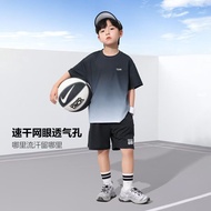 儿童吸汗篮球服儿童速干短袖2025新款速干套装中大童夏季运动套 haozhair010.my1124