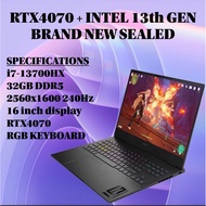 RTX4070 HP OMEN 16 GAMING LAPTOP 32GB 240Hz