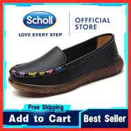 THA TOP★รองเท้าผู้หญิง Scholl Scholl รองเท้าแตะหนังของผู้หญิงรองเท้าสตรี Kasut Wanita รองเท้าแตะลำลอง Scholl รองเท้าแตะสตรี Scholl สำหรับผู้หญิง Scholl รองเท้าแตะโบฮีเมียผู้หญิงรองเท้าโบ้ทรองเท้าโลฟเฟอร์แบน 13