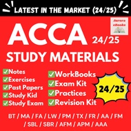 [Softcopy PDF📚] Newest 24/25 ACCA Study Materials｜Notes｜Past Paper｜BT MA FA LW PM TX FR AA FM  SBL  