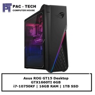 Asus ROG Desktop GT15 G15CK-SG013T | i7-10700KF | 16GB RAM | GTX1660TI | 1TB SSD | Windows 10 Home