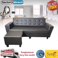 Suria - 3 Seater L-Shape Sofa / Kerusi Ruang Tamu / Relax Sofa / Sofa Set