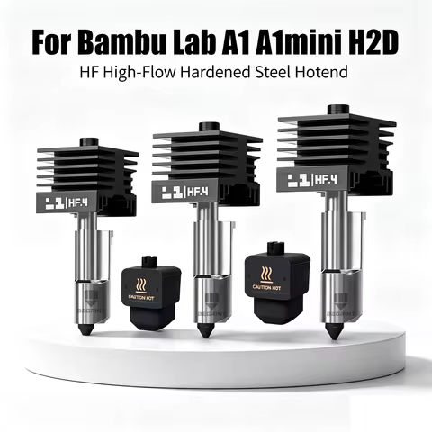 For Bambu Lab HF High Flow Hardened Steel Hotend For A1 A1Mini H2D H2D Laser Quick Release Upgrade S