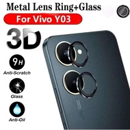 ⚡ส่งจากไทย⚡ ฟิล์มกล้อง ไอโฟน เลนส์กล้อง For Vivo Y03 Y03T Y18 Y28S Y17S ฟิล์มหลัง กระจกกล้อง กล้องหล