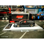 Diecast GDO Honda Civic Type R FD2 Black Swap Velg