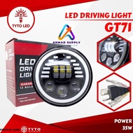 LAND ROVER TYTO GT71 7 inch Round Led Light H4/H6 Universal DRL Jeep Land Car Light Rover