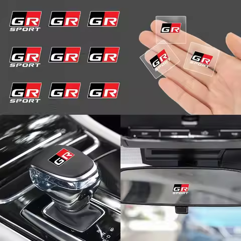 1/2/5/10pcs Car Steering Wheel Markings Stickers Decoration DIY Decal For Toyota sport GR Sport RAV4
