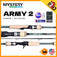Mystery Army 2 Toray Carbon Fuji Baitcast & Spinning Fishing Rod BC Casting Baitcasting