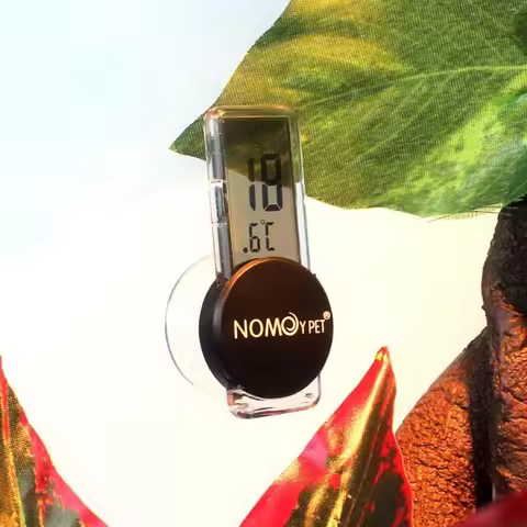 Suction Cup Thermometer Reptiles Thermometer for Lizard Crawler Box Rainforest Tanks Fish for Tank T