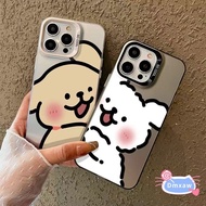 Cute Couple Dog Case For Samsung Galaxy A36 5G S25 Ultra S25+ S23 S24 FE A06 A16 F15 M15 M55 F55 5G 
