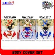 CoverSet Honda Vario160 Vario 160 Energy Induction Black White Red Cover Set Plug And Play Rapido