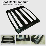 Paket Rack Atas Platinum & Cross Bar Jepit Body Platinum 140 cm Mobil Jimny Katana