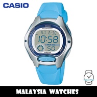 (100% Original) Casio LW-200-2B Standard Digital 10-Year Battery Light Blue Resin Kid's Watch LW-200