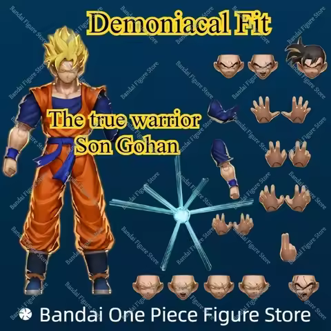 New Demoniacal Fit SHF Dragon Ball SSJ The true warrior Son Gohan Anime Action Figures 3.0 Body Coll