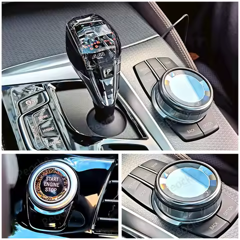 Crystal Gear Shift Knob Handles For BMW G30 iX3 G08 G32 G02 F10 F20 Gearbox Lever G12 F02 F34 F35 F3