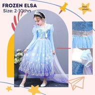 Frozen Anna Elsa Imported Princess Costume