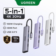 UGREEN USB C Hub With 4K HDMI, 5-In-1 Type C OTG Hub Multi-port Adapter