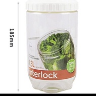 (Expert) LOCK & LOCK INL402, Interlock 1.3L, Multipurpose Clear Plastic Jar