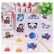 (SG seller) Christmas gift DIY diamond stickers sticky beads art sticker handicraft party gifts goodie children day