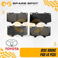 Front Disc Brake Pad for Toyota Hilux Revo GUN125 GUN126 / Fortuner 2.4 2016-2018 (04465-0K360 / 044