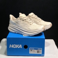 HOKA ONE ONE Clifton 9 Unisex Lightweight Breathable Running Shoes, Men Women Professional Cushionin
