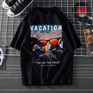 vacation XS-3XL T shirt men women shirt T-shirt female men tshirt man woman shirts baggy overvir