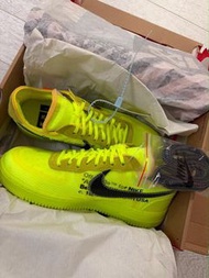 Nike Air Force 1 Low x Off-White Volt 螢光黃