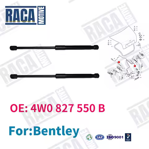 For Bentley Flying Spur 2PCS Rear Trunk Lid Shock Absorber 4W0827550C 4W0827550B Car Exterior Access