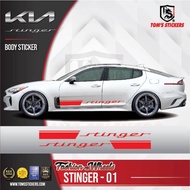 👍 KIA STINGER CAR BODY STICKER SET STINGER - 01