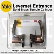 YALE VL5367 US5 US11 US15 Lever Door Lock Nickel Satin/ Antique Copper/ Antique BronzeFinish