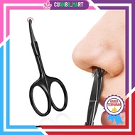 MATA Nose Hair Scissors Eyebrow Shaving Scissors Steel Blunt Tip Thread