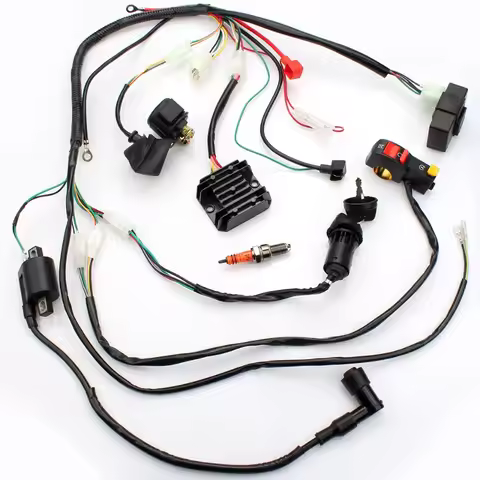 Wiring Harness CDI Ignition Start System for CG125 150 200 250cc Dirt Bike