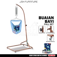 Baby Spring Cot Stand JSH SC7 Buaian Bayi Baby Cradle Buai Baby Besi Sarong Buayan Bayi Cradle Stand